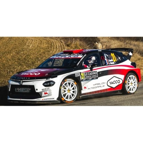 Lancia Ypsilon Rally2 HF Integrale 21 Rally Monte Carlo 2026 Y. Rossel - A. Durand Spark S6923
