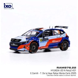 Hyundai I20 N Rally2 31 Rallye Monte Carlo 2025 Eric Camilli - Thibault De La Haye IXO RAM978