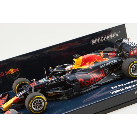 Red Bull Honda RB16B 33 F1 Winner Emilie Romagne 2021 Max Verstappen Minichamps 410210133