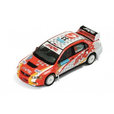 Mitsubishi Lancer Evo IX 33 Rallye de Suède 2008 Prokop Tomanek IXO RAM319