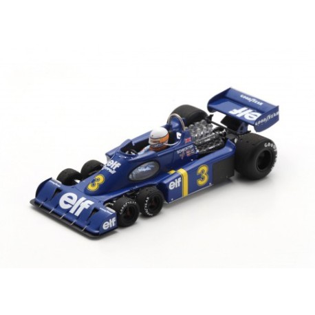 Tyrrell P34 3 Jody Scheckter F1 2nd Grande-Bretagne 1976 Spark S7308
