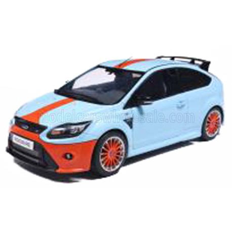 Ford Focus MKII RS Le Mans Edition 2010 Light Blue Orange Solido S1813104