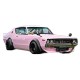 Nissan Skyline 2000 GT-R KPGC110 Kenmeri LB Works 1972 Pink Solido S4319802