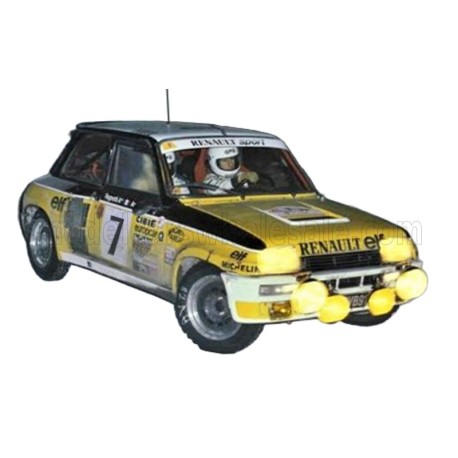 Renault R5 Turbo night version dirty version 7 Winner Rallye Tour de Corse 1982 Ragnotti - Andrié Top Marques TMR12-70BD