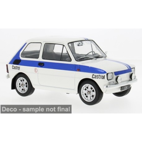 Fiat 126 1972 White Blue MCG MCG18666