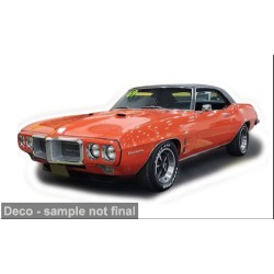 Pontiac Firebird 400 1969 Red IXO U43RDC019