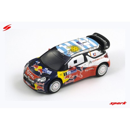 Citroen DS3 WRC 1 Winner Rallye d'Argentine 2011 S. Loeb - D. Elena Spark S3308