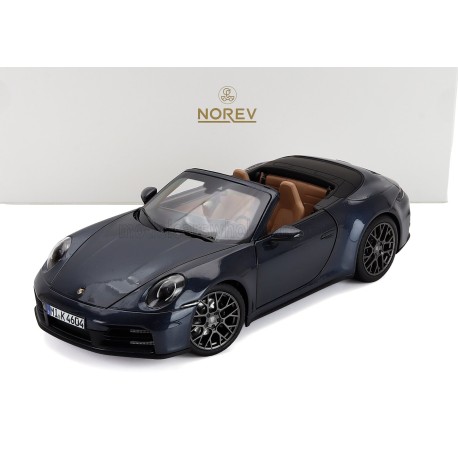 Porsche 911 992-2 Carrera Cabriolet Open 2025 Blue Met Norev 187180