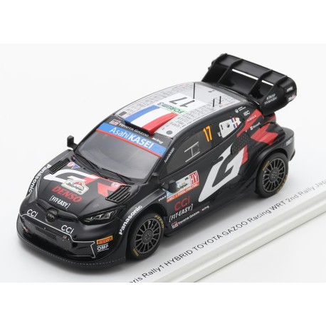 Toyota Yaris Rally1 Hybrid 17 2nd Rallye du Japon 2024 S. Ogier - V. Landais Spark S6881