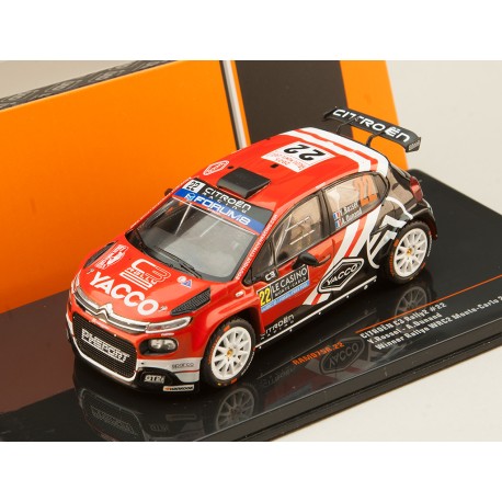 Citroen C3 Rally2 22 Winner Rally2 Monte Carlo 2025 Yohan Rossel - Arnaud Dunand IXO RAM975A