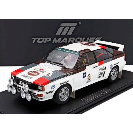 Audi Quattro A2 2 Winner Rallye d'Argentine 1983 Hannu Mikkola - Arne Hertz Top Marques TMR12-59B