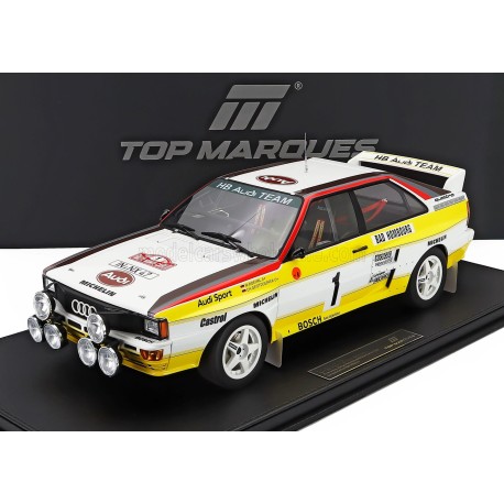 Audi Quattro A2 1 Winner Rallye Monte Carlo 1984 Walter Rorhl - Christian Geistdorfer Top Marques TMR12-59C