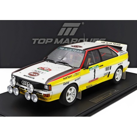 Audi Quattro A2 1 Winner Rallye du Portugal 1984 Hannu Mikkola - Arne Hertz Top Marques TMR12-59D