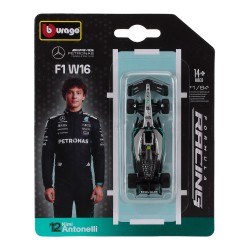 Mercedes AMG W16 12 Andrea Kimi Antonelli F1 2025 Bburago BU58002A