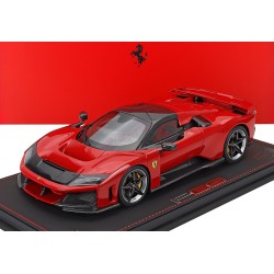 Ferrari F80 with Carbon Silver Rims 2024 Rosso Corsa BBR P18253A1-VET