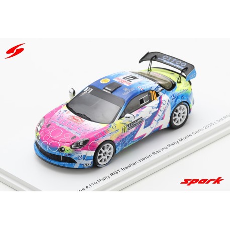 Alpine A110 Rally RGT 70 3rd RGT Rallye Monte Carlo 2025 Christophe Berard - Christophe Bernabo Spark S6897