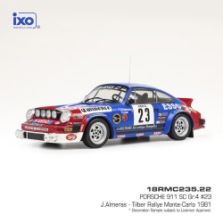 Porsche 911 SC Gr.4 23 Rallye Monte Carlo 1981 J. Almeras - C. Tilber IXO 18RMC235