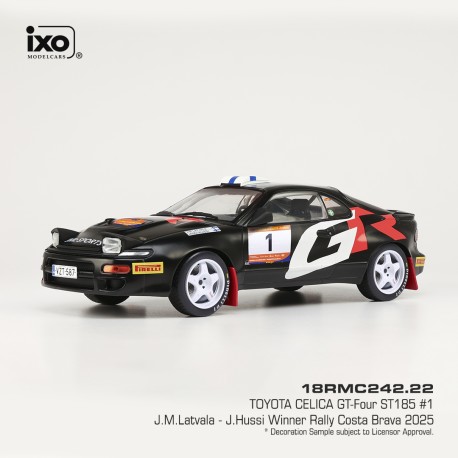 Toyota Celica GT 4 Turbo ST 185 97 Rallye Costa Brava 2025 J.M. Latvala - J. Hussi IXO 18RMC242
