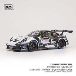 Porsche 992 Rally GT 17 Rallye de Wallonie 2025 C. De Cecco - J. Humblet IXO 18RMC255