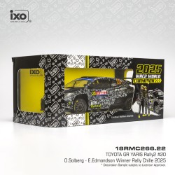 Toyota GR Yaris Rally2 20 WRC2 World Champion Rallye Chili 2025 O. Solberg - E. Edmondson IXO 18RMC266