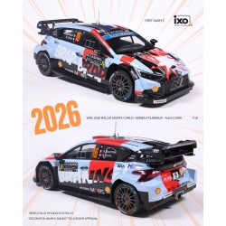 Hyundai i20 N Rally1 16 Rallye Monte Carlo 2026 A. Fourmaux - A. Coria IXO 18RMC270A