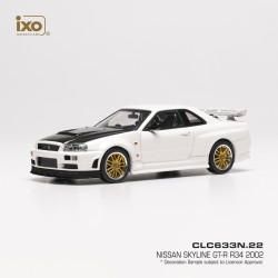 Nissan Skyline GT-R R34 2002 White IXO CLC633N