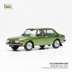 Saab 99 Turbo 1977 Green IXO CLC640N