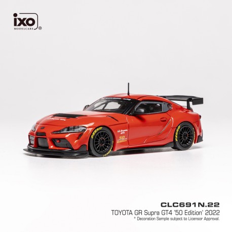 Toyota GR Supra GT4 50 Edition 2022 Red IXO CLC691N
