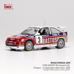 Ford Escort RS Cosworth 3 Rallye d'Ypres 1995 P. Snijers - D. Colebunders IXO RAC450A