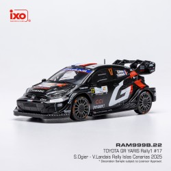 Toyota GR Yaris Rally1 17 Rallye des Iles Canaries 2025 S. Ogier - V. Landais IXO RAM999B