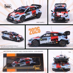 Hyundai i20 N Rally1 20 Rallye Monte Carlo 2026 H. Paddon - J. Kennard IXO RAM1026C