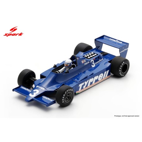 Tyrrell 009 3 Didier Pironi F1 4th Brésil 1979 Spark 18S742