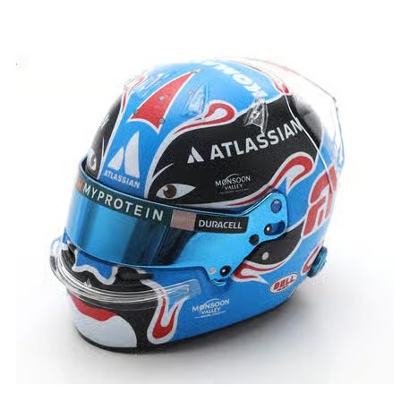 Casque Helmet 1/5 Alexander Albon Williams F1 Chine 2025 Spark 5HF201