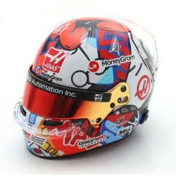 Casque Helmet 1/5 Esteban Ocon Haas F1 Miami 2025 Spark 5HF210