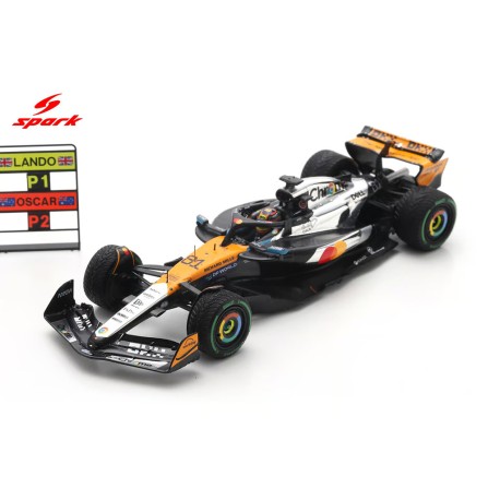 McLaren Mercedes MCL39 81 Oscar Piastri F1 2nd Angleterre 2025 Spark S9597