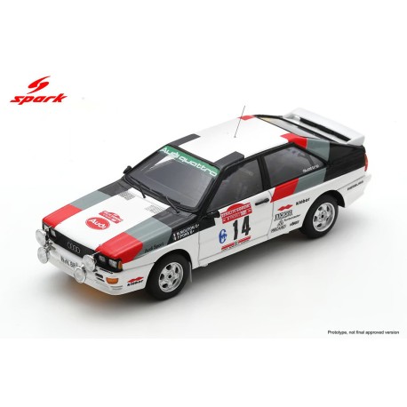 Audi Quattro 14 Winner Rallye Sanremo 1981 M. Mouton - F. Pons Spark S3220