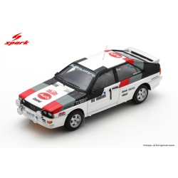 Audi Quattro 1 2nd Rallye Monte Carlo 1982 H. Mikkola - A. Hertz Spark S3223