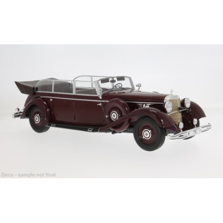 Mercedes 770 W150 Cabriolet 1938 Dark Red Black MCG MCG18665