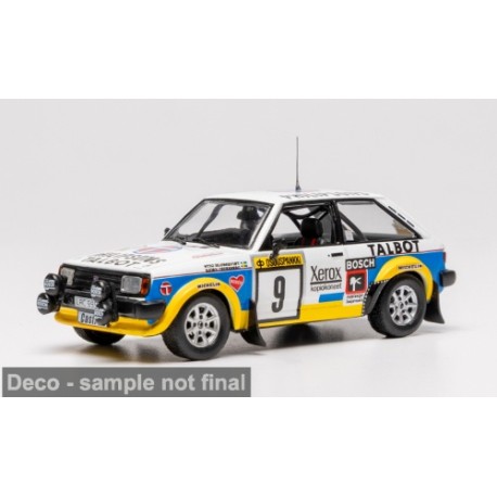 Talbot Sunbeam Lotus 9 Rallye des 1000 Lacs 1981 S. Blomqvist - B. Cederberg IXO RAC471SB-008SP