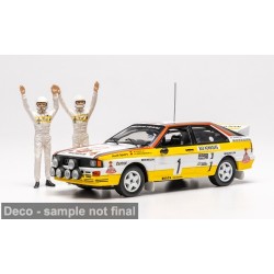 Audi Quattro A2 1 Rallye Monte Carlo 1984 W. Rohrl - C. Geistdorfer IXO SPRM002-84