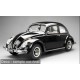 Volkswagen Beetle Saloon 1961 Black Sunstar SUN5224