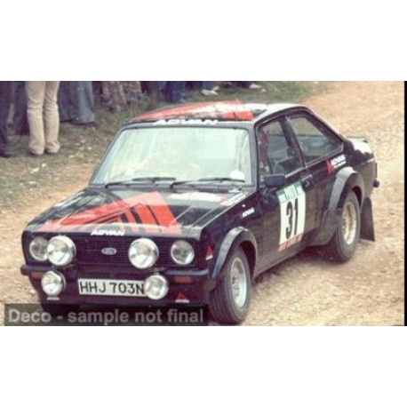 Ford Escort RS 1800 31 Rallye du Portugal 1981 K. Shinozuka - B. Harris Vitesse VSS42390