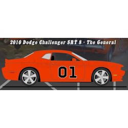 Dodge Challenger SRT8 Coupe The General Lee The Dukes Of Hazzard Tribute 2010 Orange Acme Models A1806034
