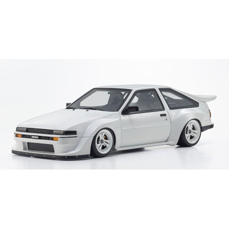 Toyota Sprinter Trueno AE86 Khyzyl Saleem 1983 White Kyosho KSR18070W
