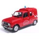Renault R4L F4 Van Sapeurs Pompiers 1976 Red Solido S1802210