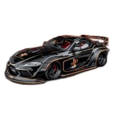 Toyota GR Supra Liberty Walk Coupe JPS Tribute 2025 Black Gold Solido S1815504