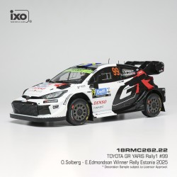 Toyota GR Yaris Rally1 99 Rallye d'Estonie 2025 O. Solberg - E. Edmondson IXO 18RMC262
