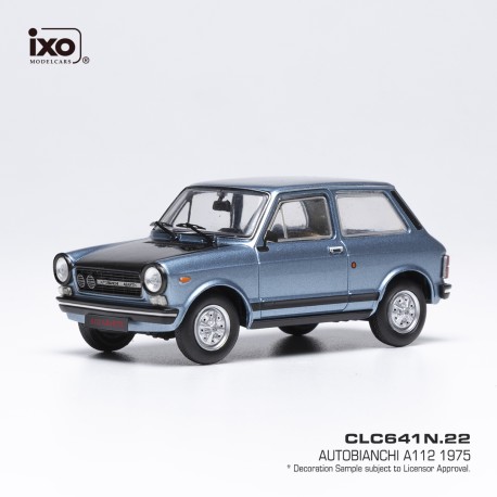 Autobianchi A112 1980 Light Blue IXO CLC641N