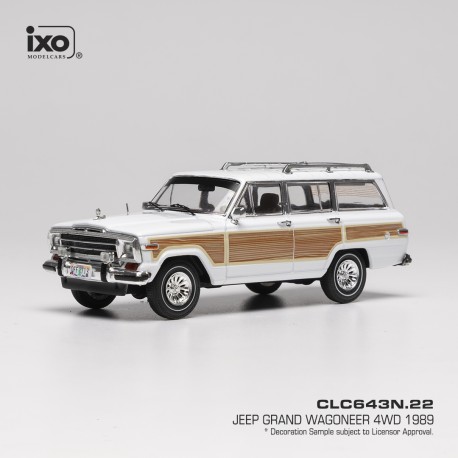 Jeep Grand Wagoneer 1989 White Wood Effect IXO CLC643N