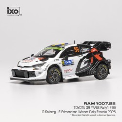 Toyota GR Yaris Rally1 99 Rallye d'Estonie 2025 O. Solberg - E. Edmondson IXO RAM1007